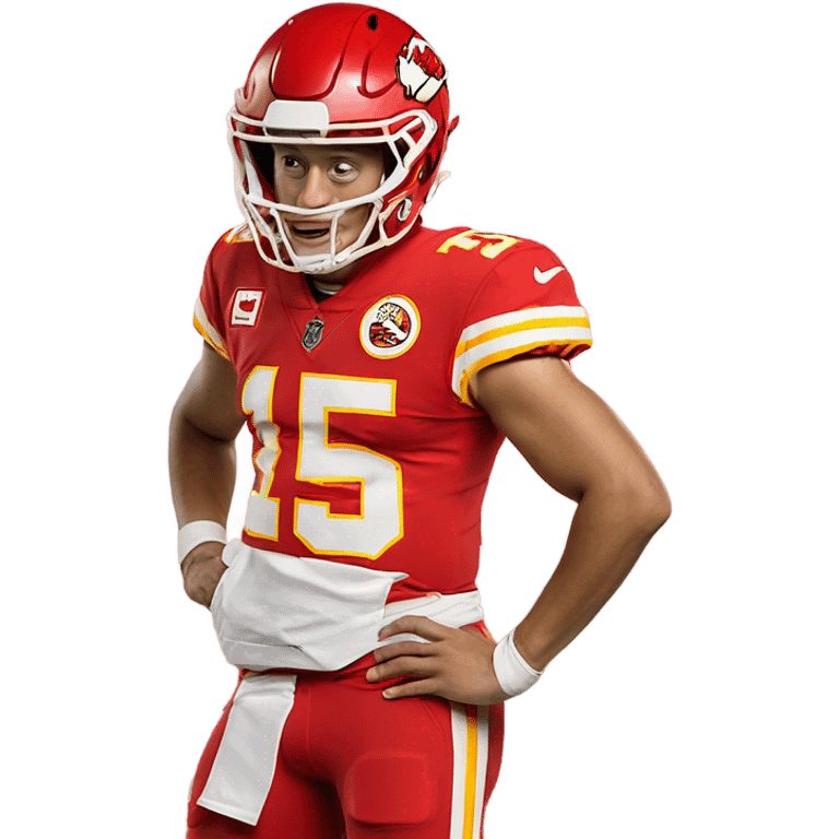 Patrick Mahomes farting emoji