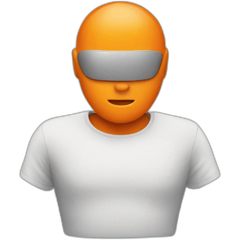 Orange tech emoji