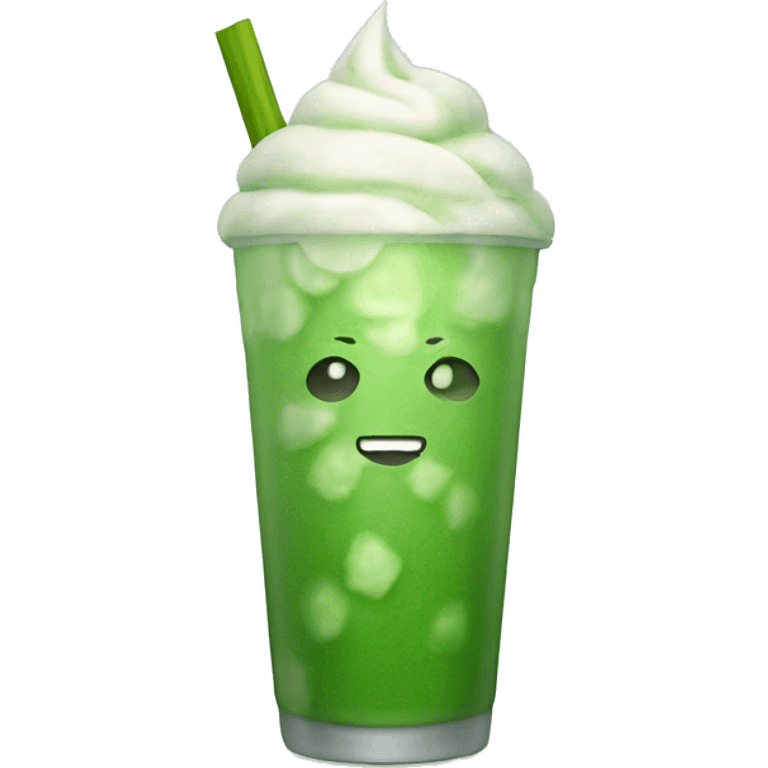 Matcha ice cold emoji