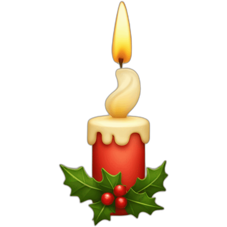 christmas candle emoji