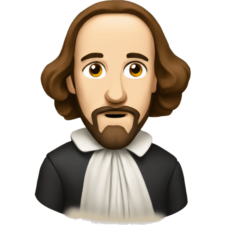 Shakespeare speaks english emoji