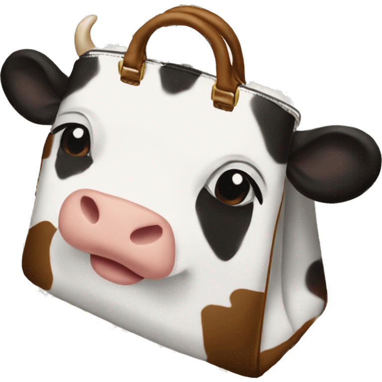 Cow print Birkin emoji