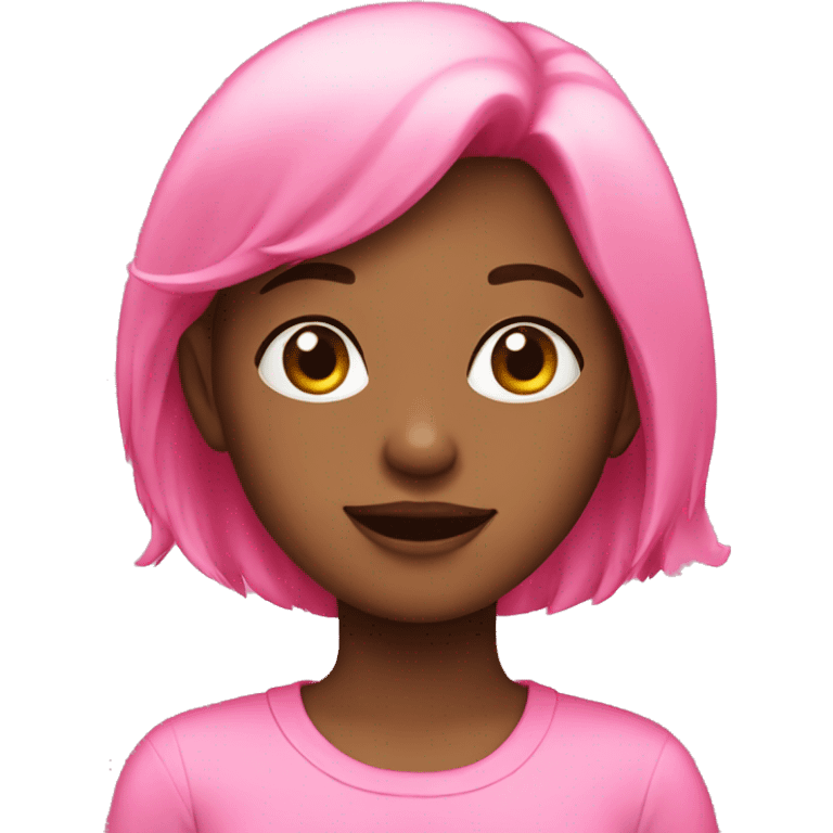 Pink girl  emoji