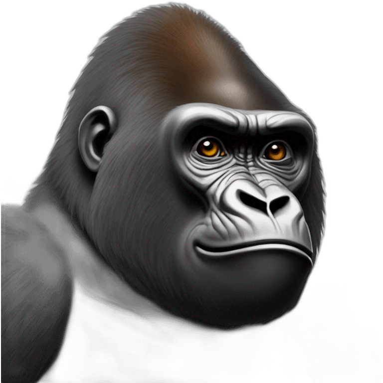 Gorilla big banana emoji