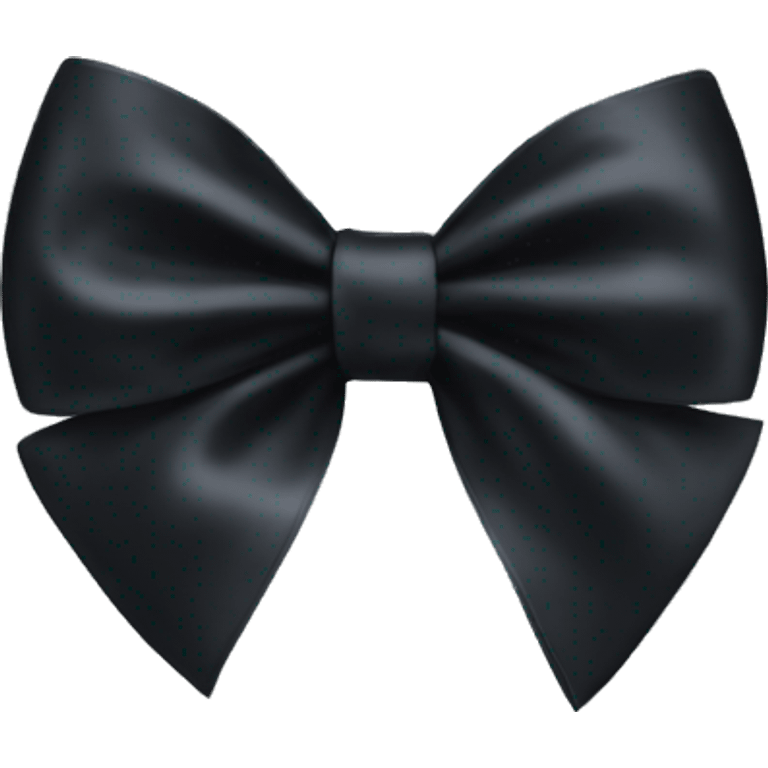 black satin bow emoji