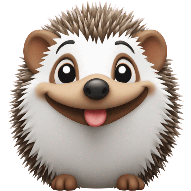 hedgehogs says love you emoji