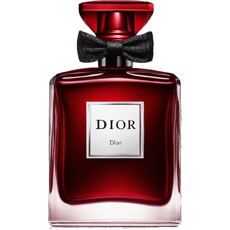 Dark red Dior parfum  emoji