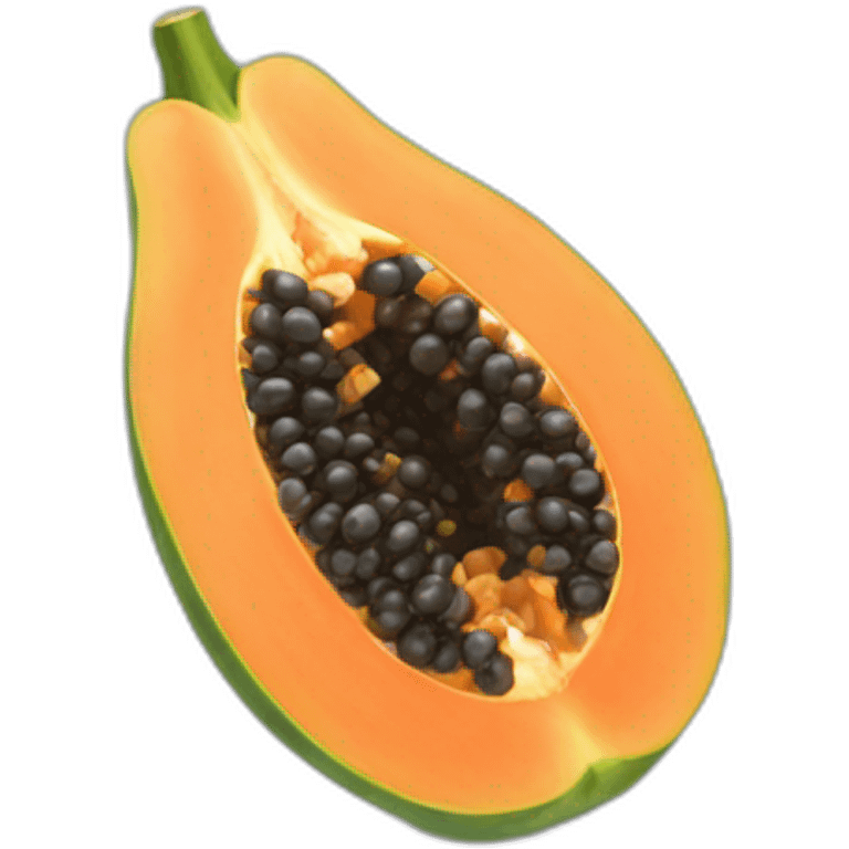 papaya  emoji