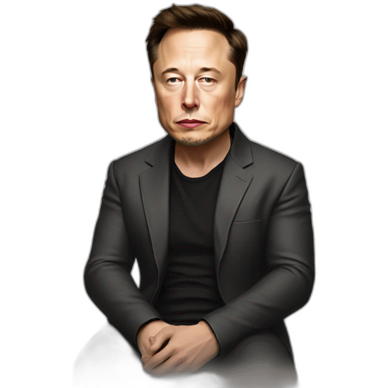 elon musk sad emoji