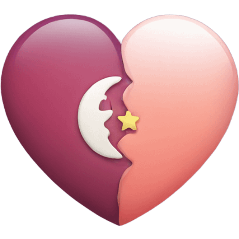 heart with moon emoji