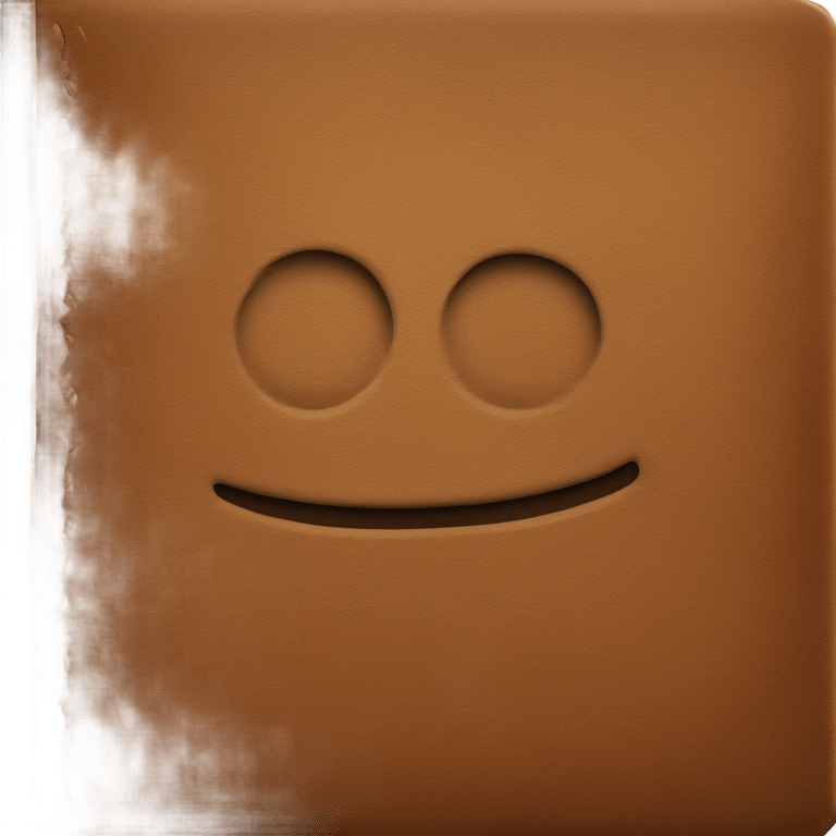 a brown leather journal notebook emoji