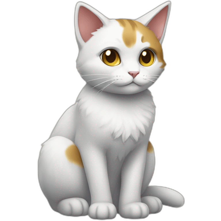 Sitting-bicolor-fairly-type-cat-pokemon emoji