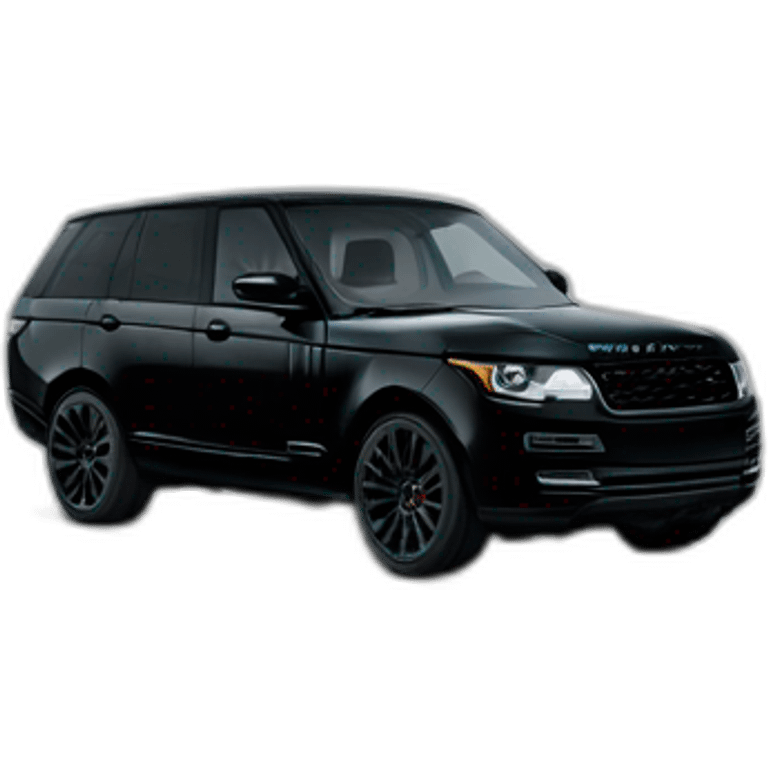 black range rover voge emoji