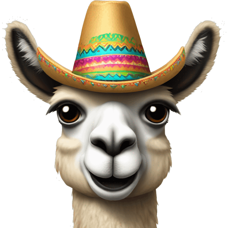 llama with a sombrero  emoji