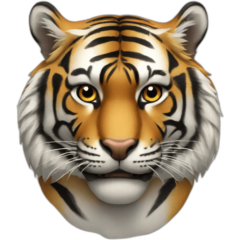 Tiger locking motivated at you emoji