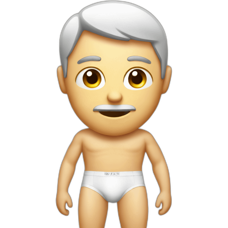 man in underpants emoji