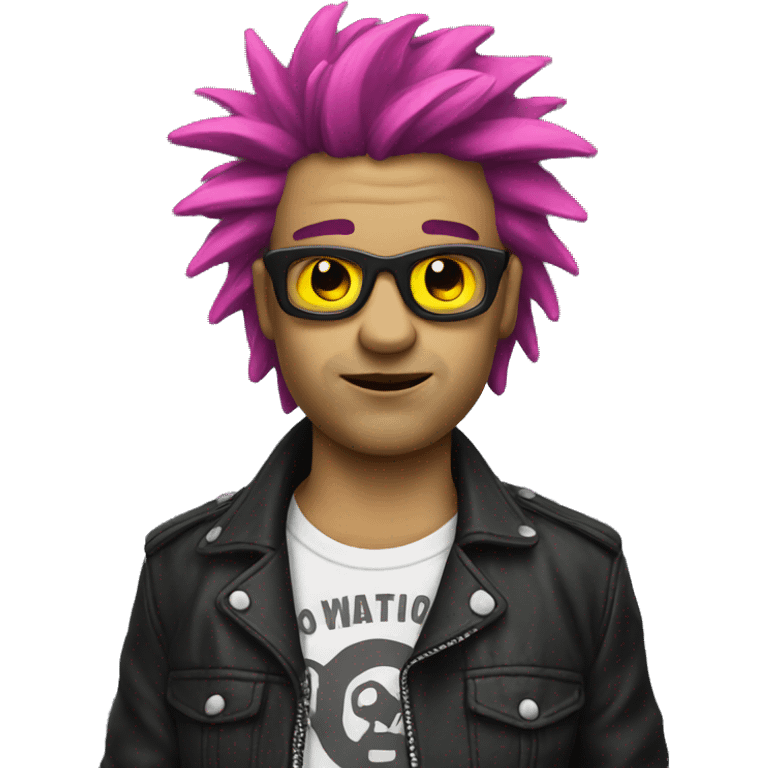 Colour punk emoji