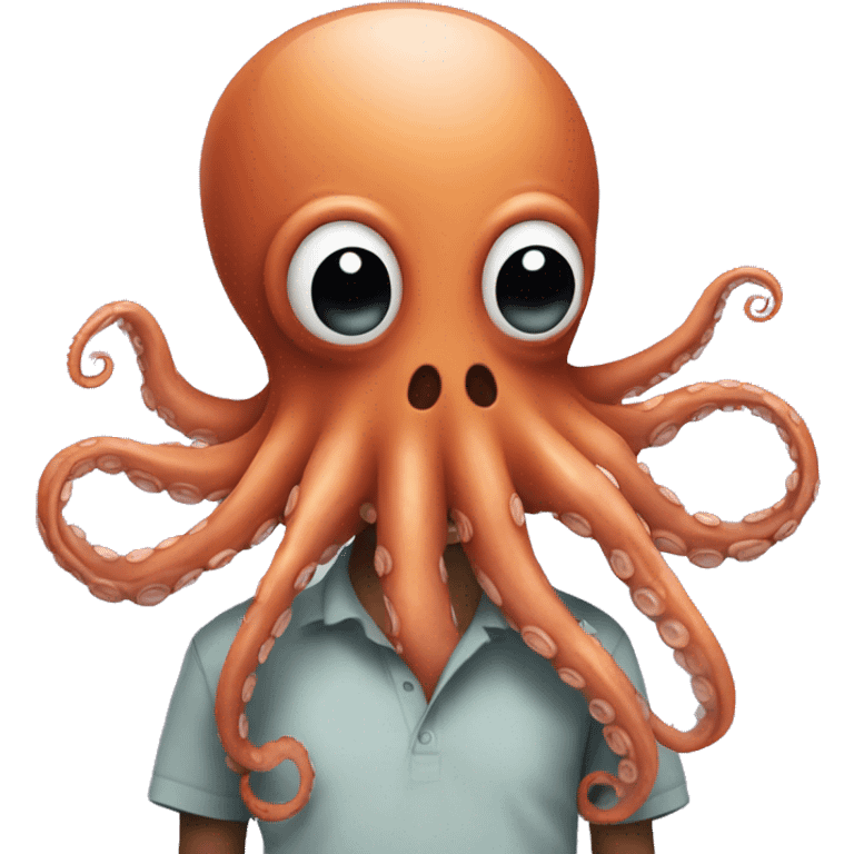 octopus on a person emoji