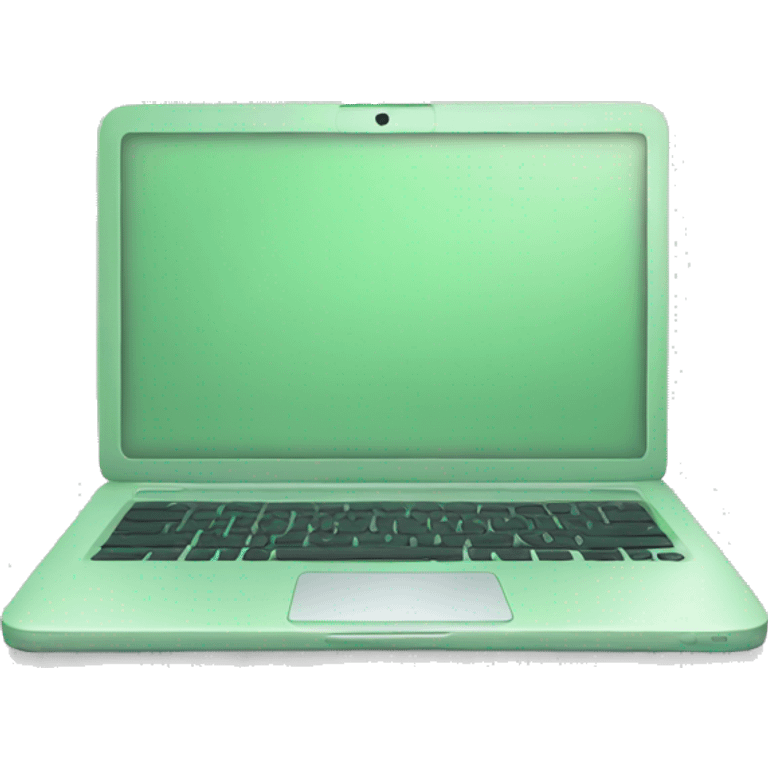 Light green laptop emoji