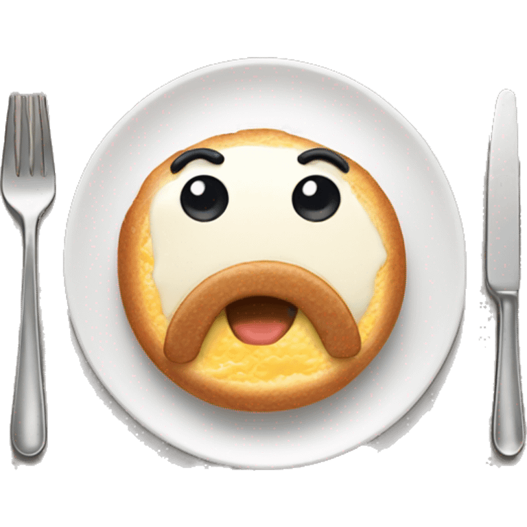 Hungry for breakfast emoji