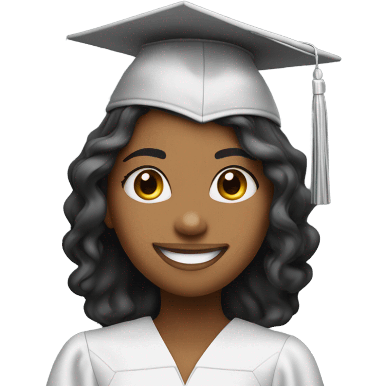 make a girl with a graduation cap  emoji