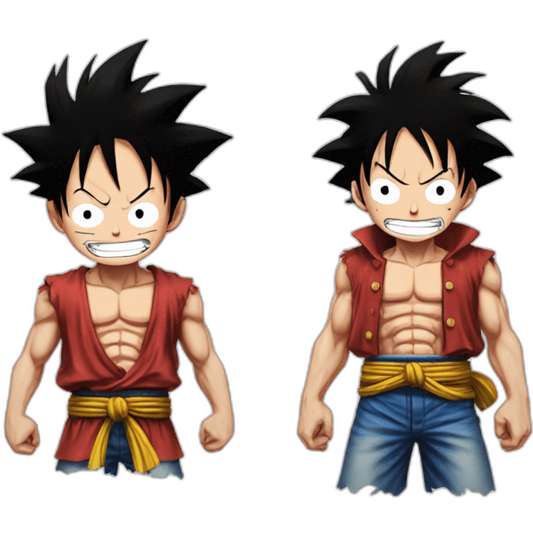 Luffy en gear 5 emoji