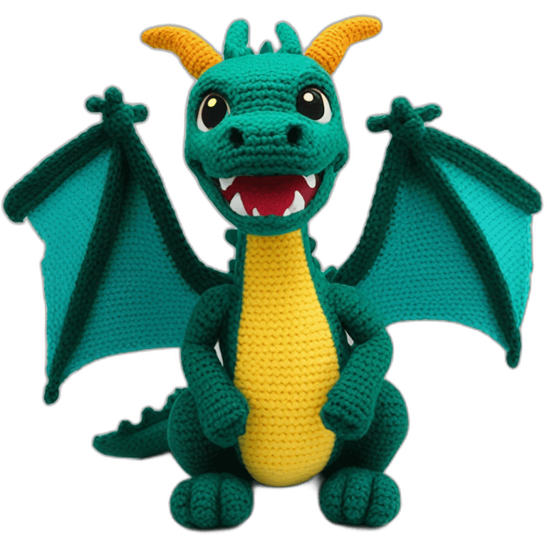 Un Dragon-crochet emoji