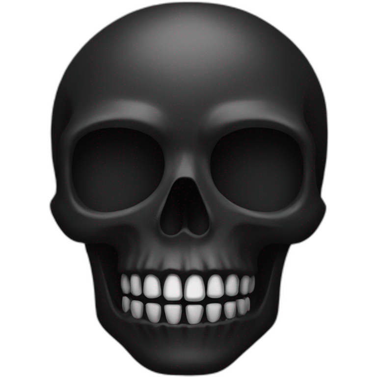 black skull emoji