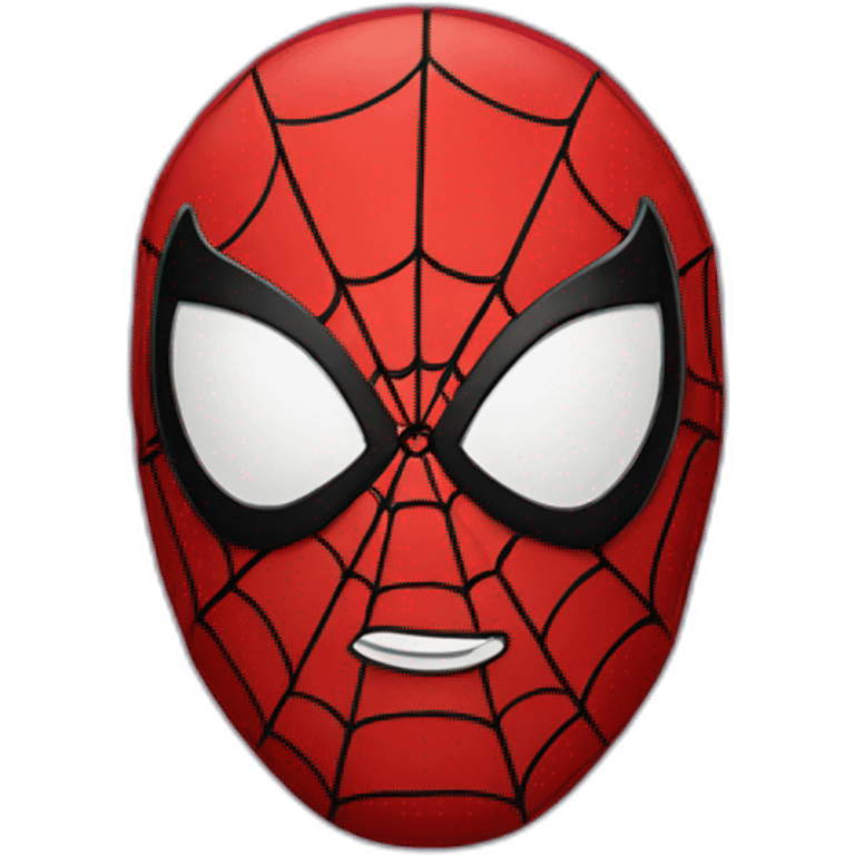 spider-man as the thinking emoji emoji