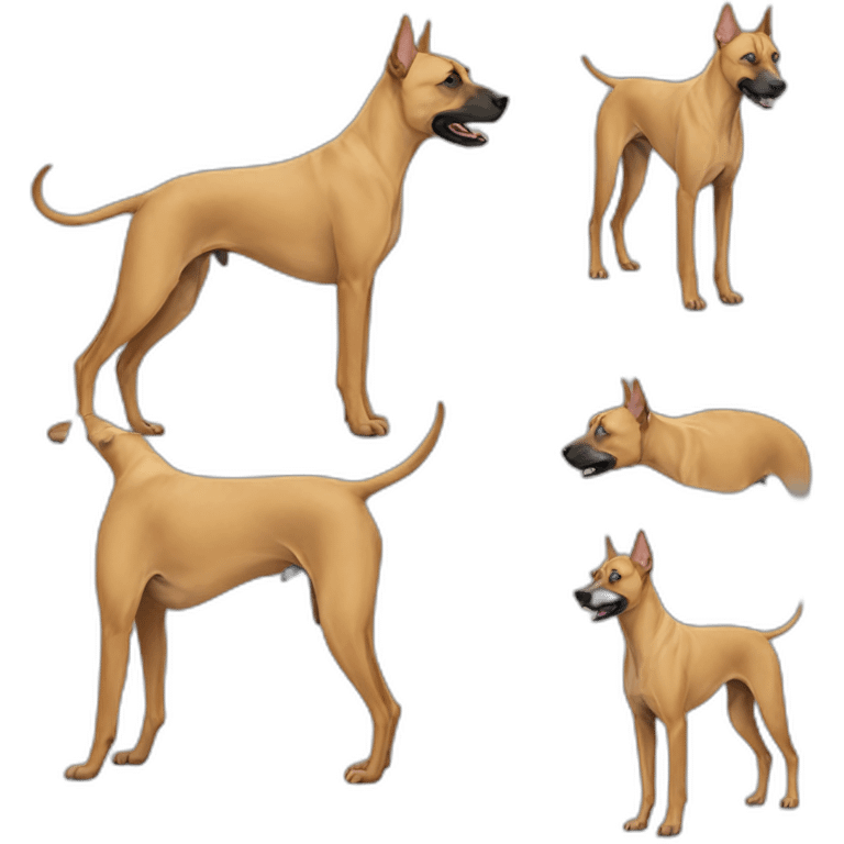 Dog Canine Thai Ridgeback Full-height emoji