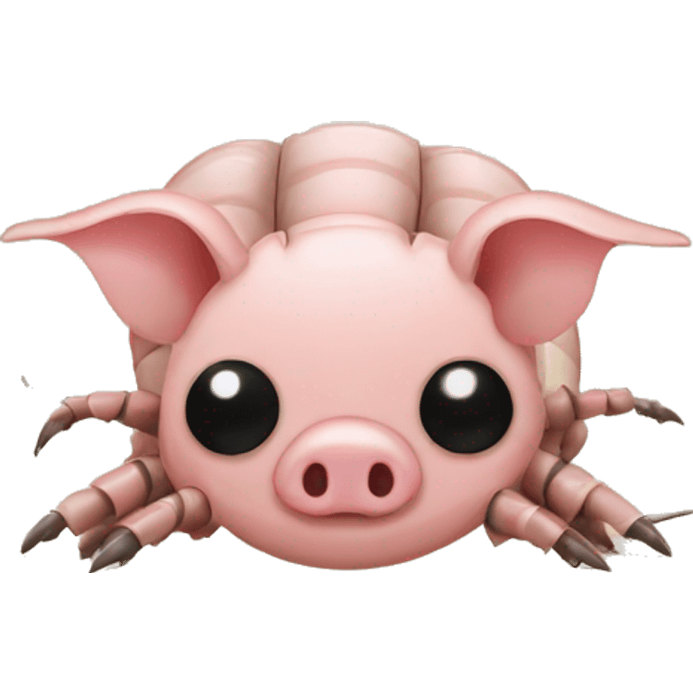 Pig armadillo centipede darth Vader face emoji