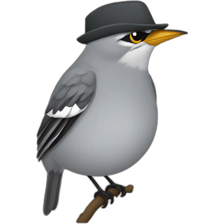 mockingbird hat emoji