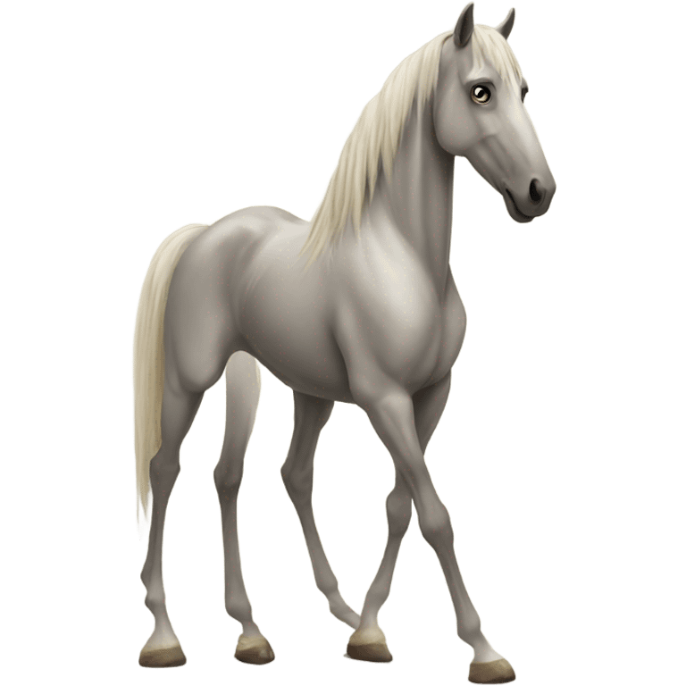 Horse with really long legs emoji