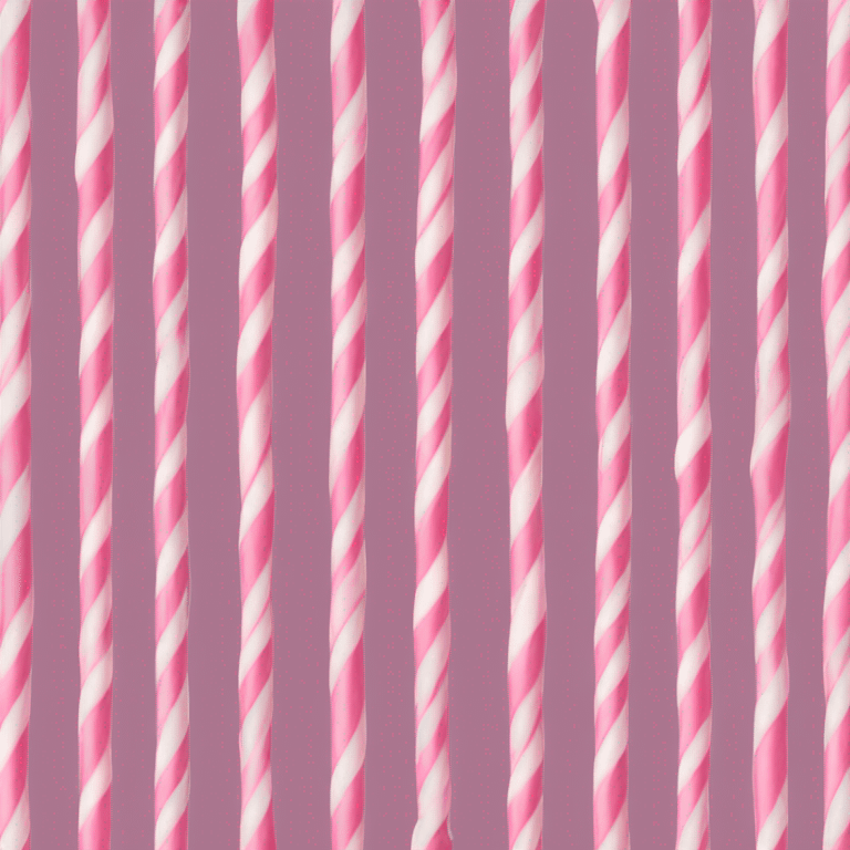 light Pink candy cane  emoji