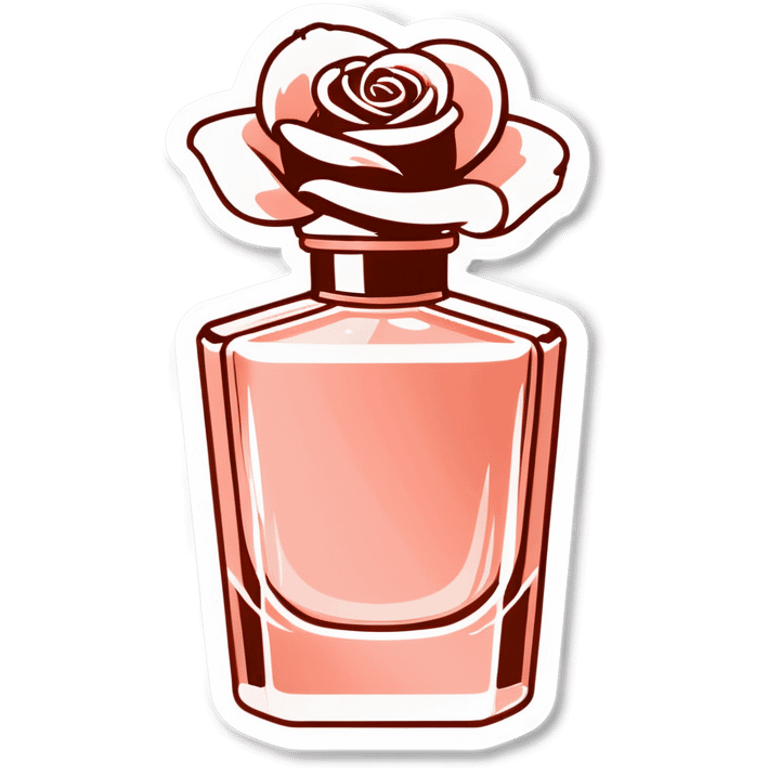 Rose gold perfume bottle emoji