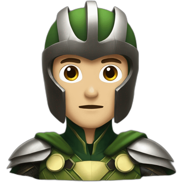 loki with helmet emoji