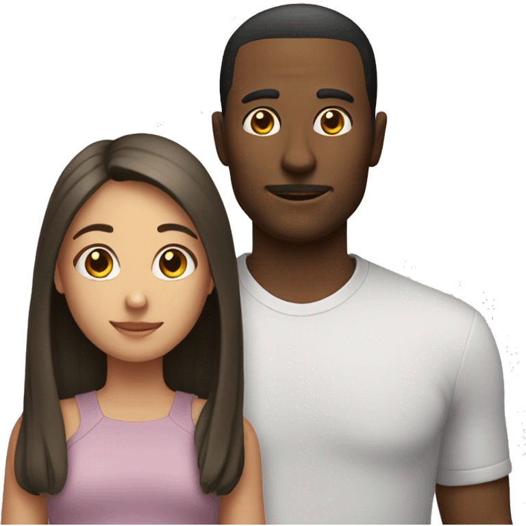 Man next to girl emoji