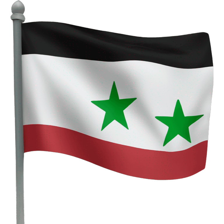 syria free army flag emoji