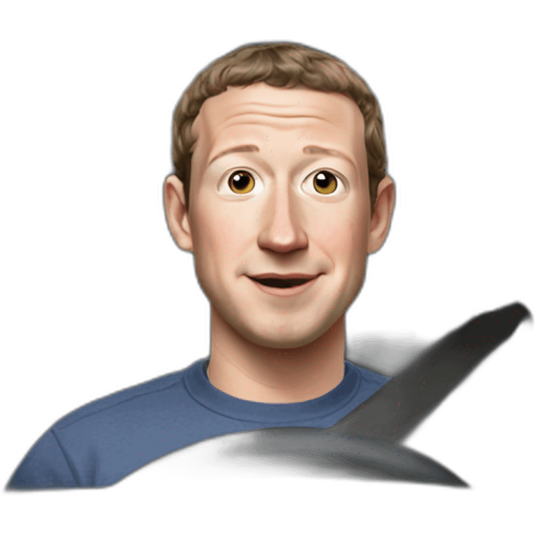 Mark Zuckerberg driving car emoji