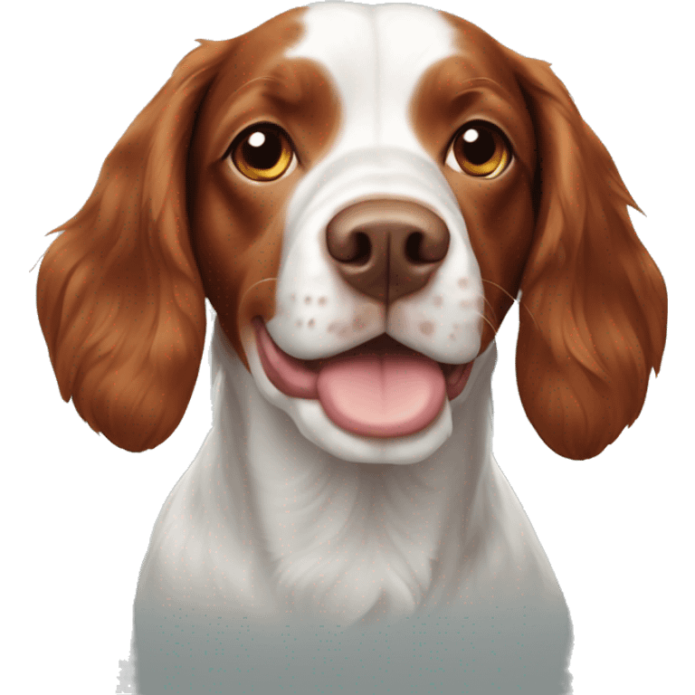 French Brittany spaniel emoji