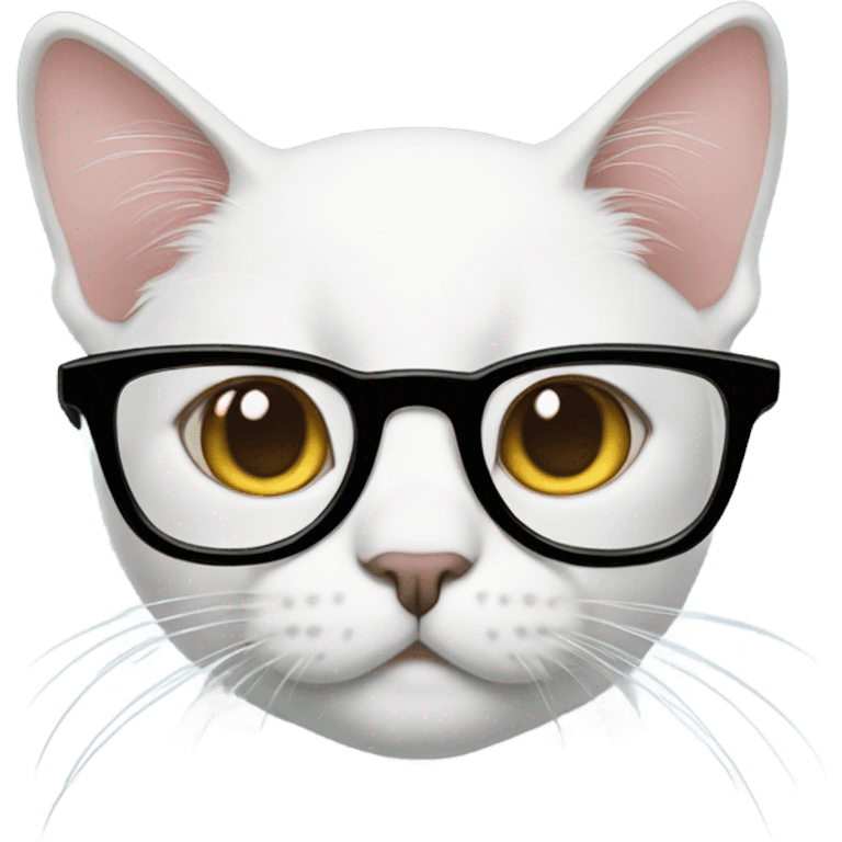 cat with glasses  emoji