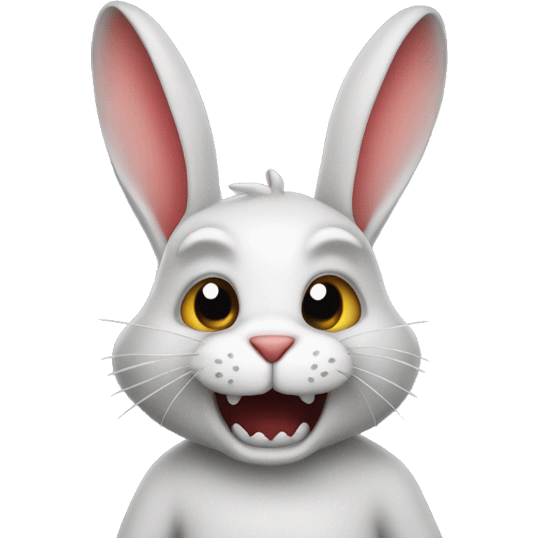 evil rabbit  emoji