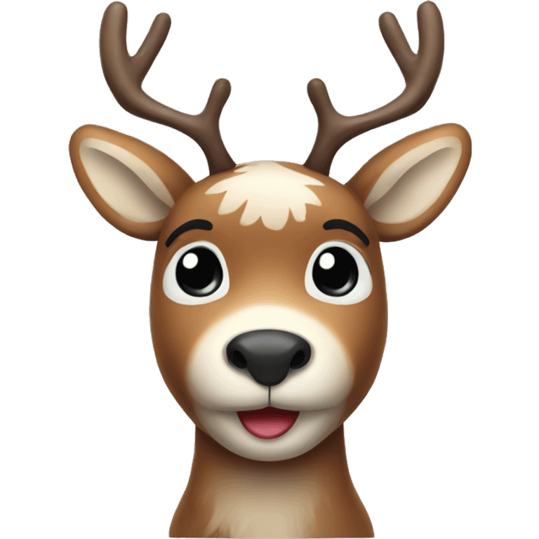 cute reindeer emoji