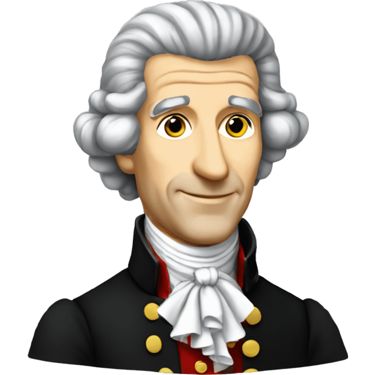 joseph haydn with wig standing emoji