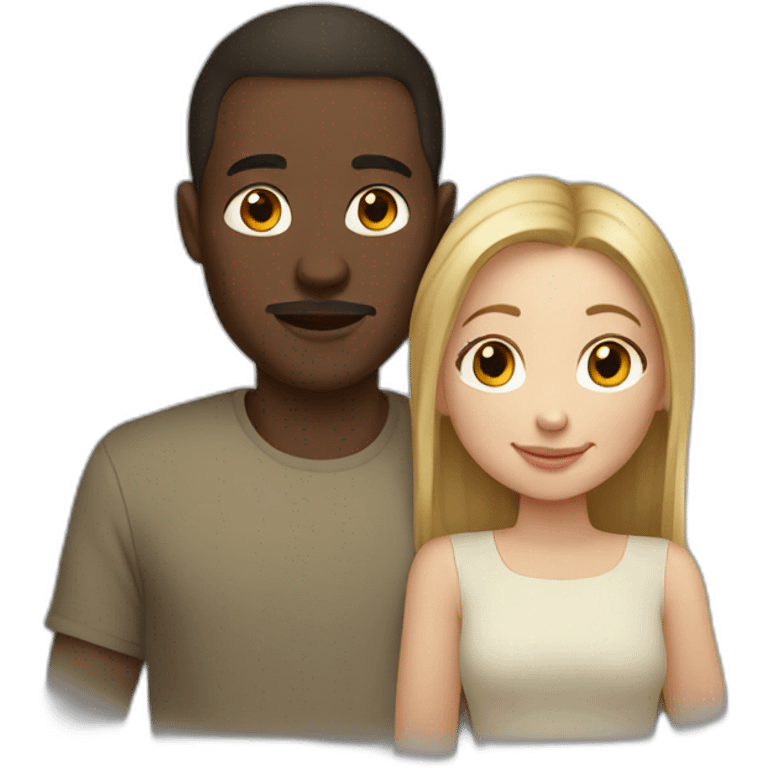 Couple, man malian, girl russian emoji