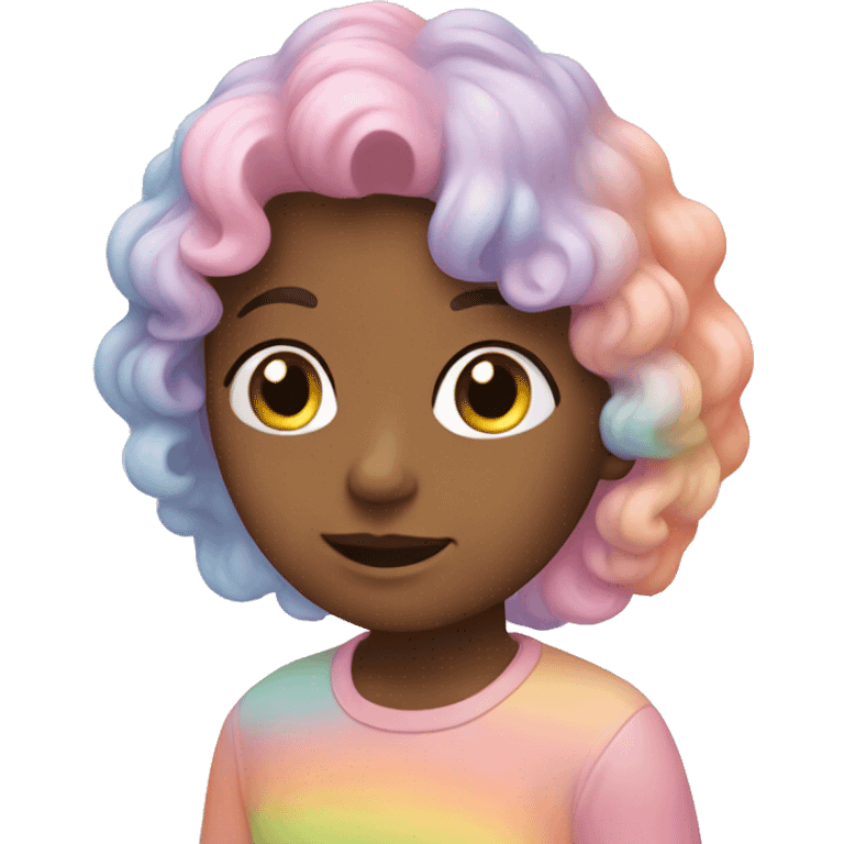 Pastel rainbow emoji