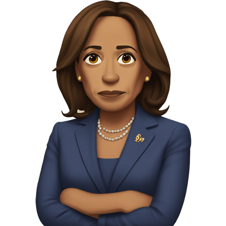 kamala harris sad emoji