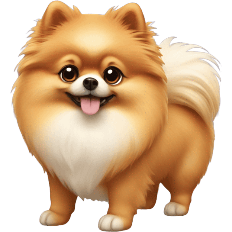 Pomeranian dog emoji