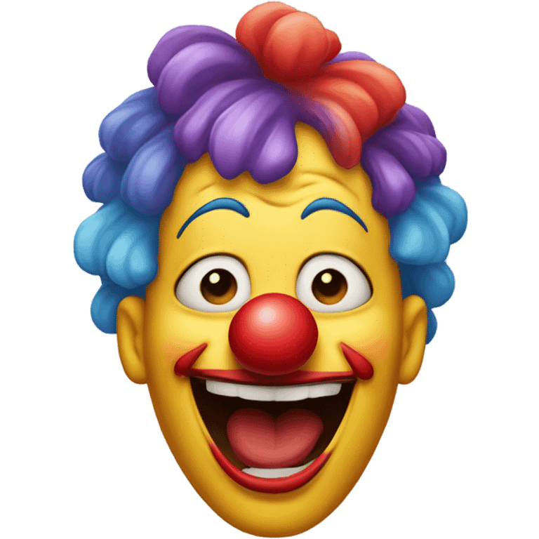 Clown crying  emoji