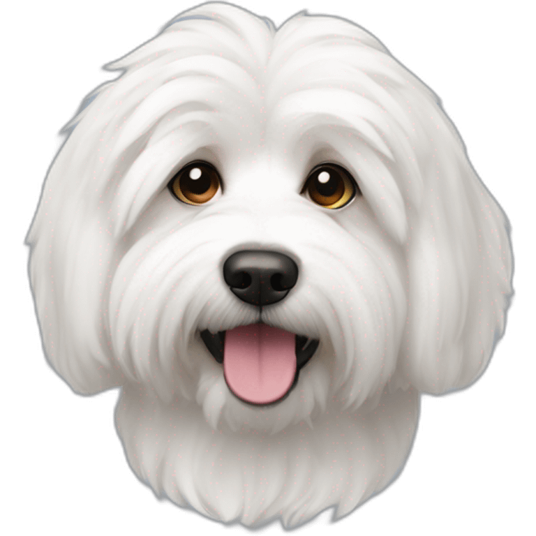 Coton de tulear dog emoji